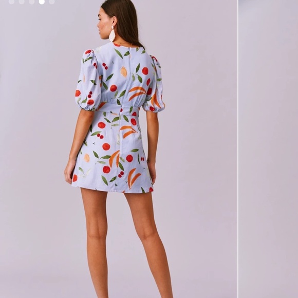 BNKR calypso ss mini dress black fruit bowl - Picture 6 of 6